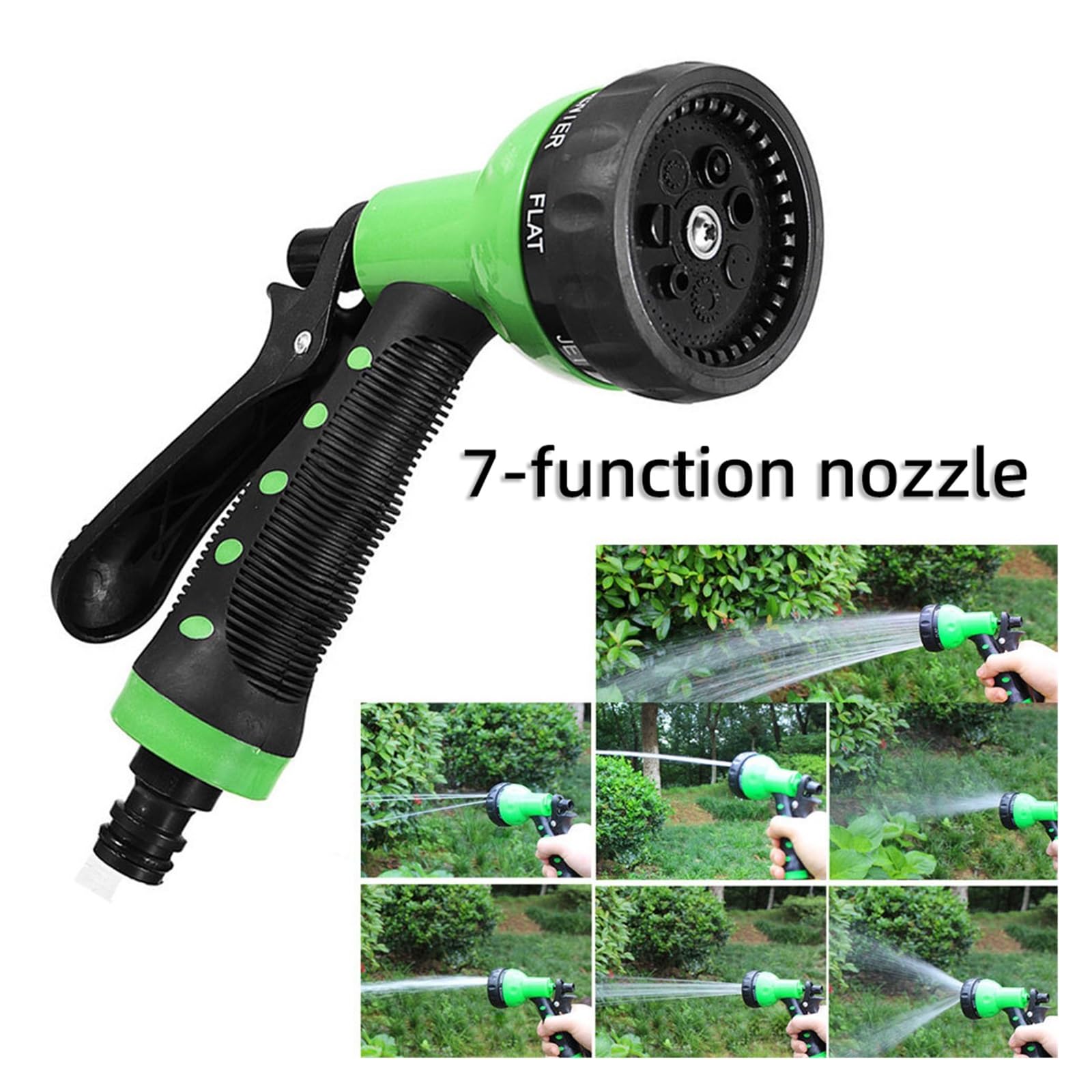 Juego de mangueras de jardín extensibles Manguera de alta presión for riego de flores y verduras, manguera telescópica for lavado de coches domésticos(15M)