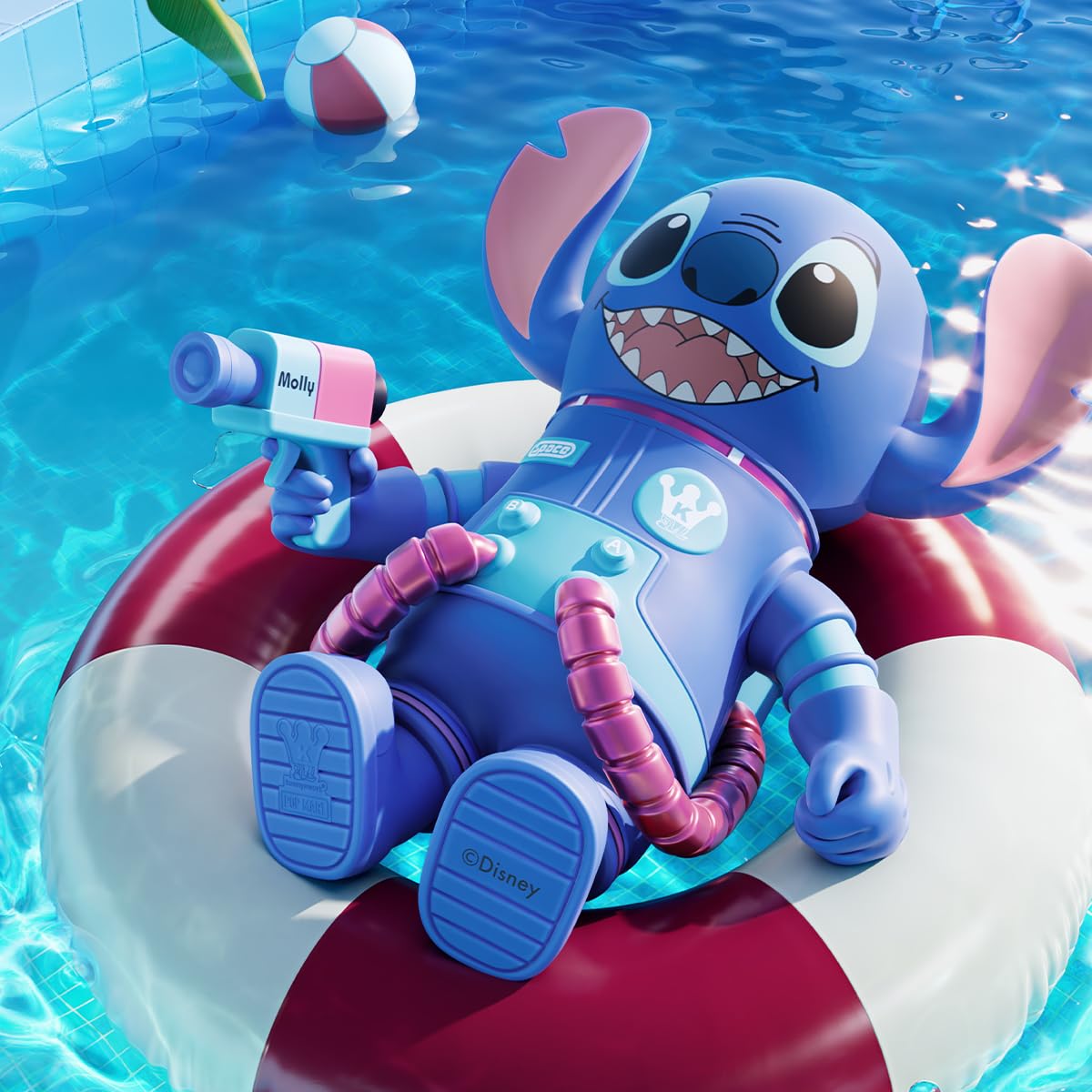 Amazon.co.jp: POP MART MEGA コレクション 400% SPACE MOLLY Stitch 