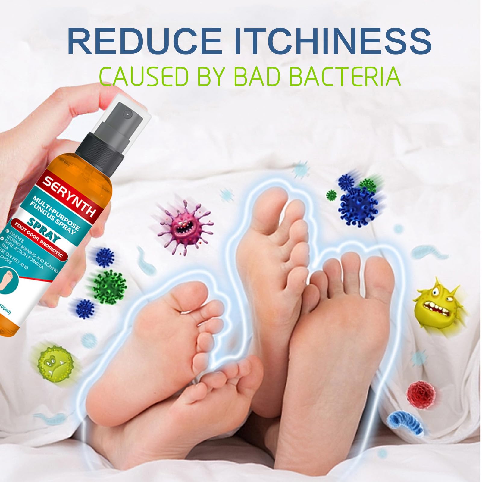 Natural Athletes Foot Spray Effective For Relief Foot Skin And Odor - View #5