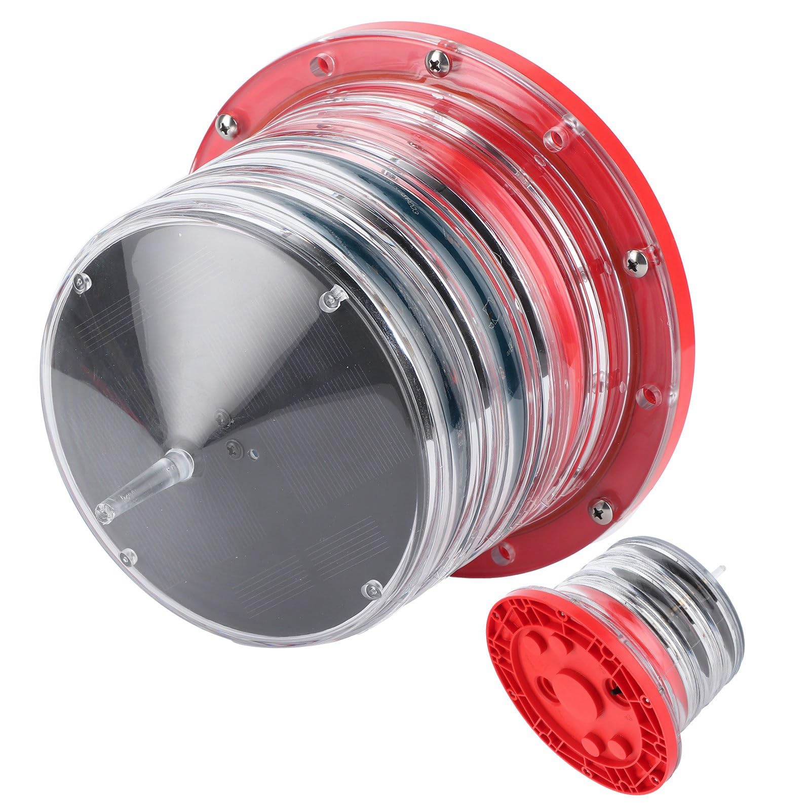 Solar Power Beacon Light LED blinkende schwimmende Lampe IP68 wasserdicht für Marineschiff Boot