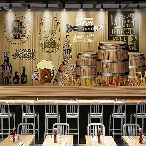ZEZILE Papel pintado personalizado Tablero de madera 3D Fondo de la bodega Papel de pared de pared Sala de estar Dormitorio Restaurante Papel pintado