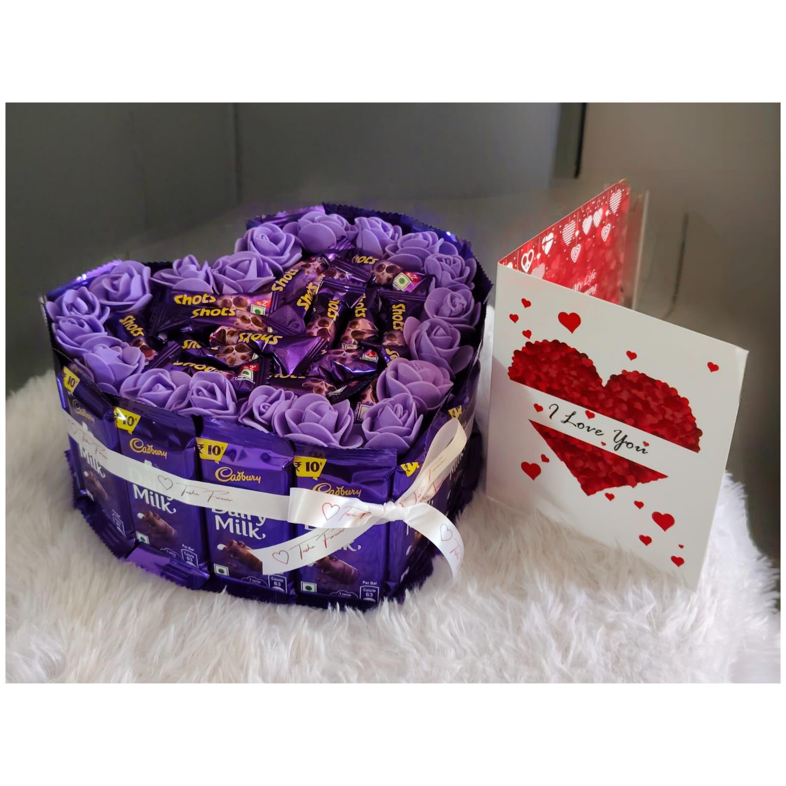 Tasha Forever Valentine Gift Hamper for Men, Women, Boyfriend, Girlfriend, Love, Wife, Husband | pack of for 25 chocolates, love card-image-13