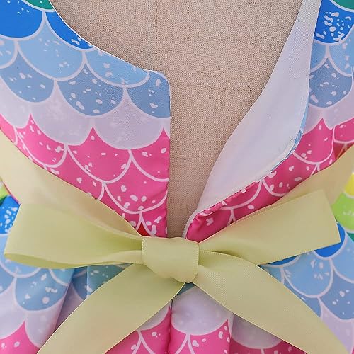 Miniatura 4 de Vestido de sirena para niñas pequeñas vestido de sirena Ariel para niñas de 12 meses a 6 años