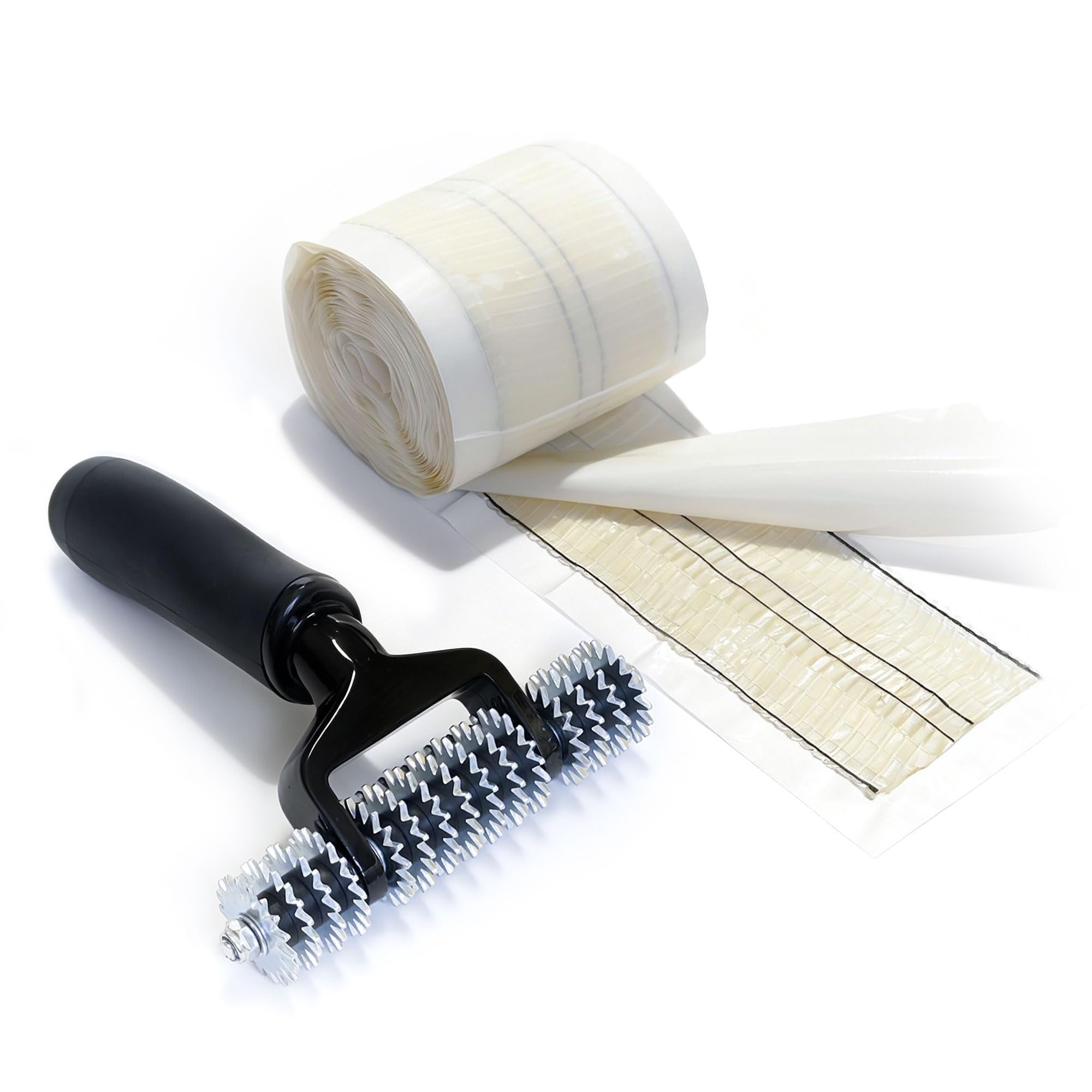 Carpet Patch Repair Kit with 5-Inch Star Wheel Seam Roller and 16ft Double-Sided Carpet Joining Tape, DIY Carpets Repair Kit for Homes and Offices