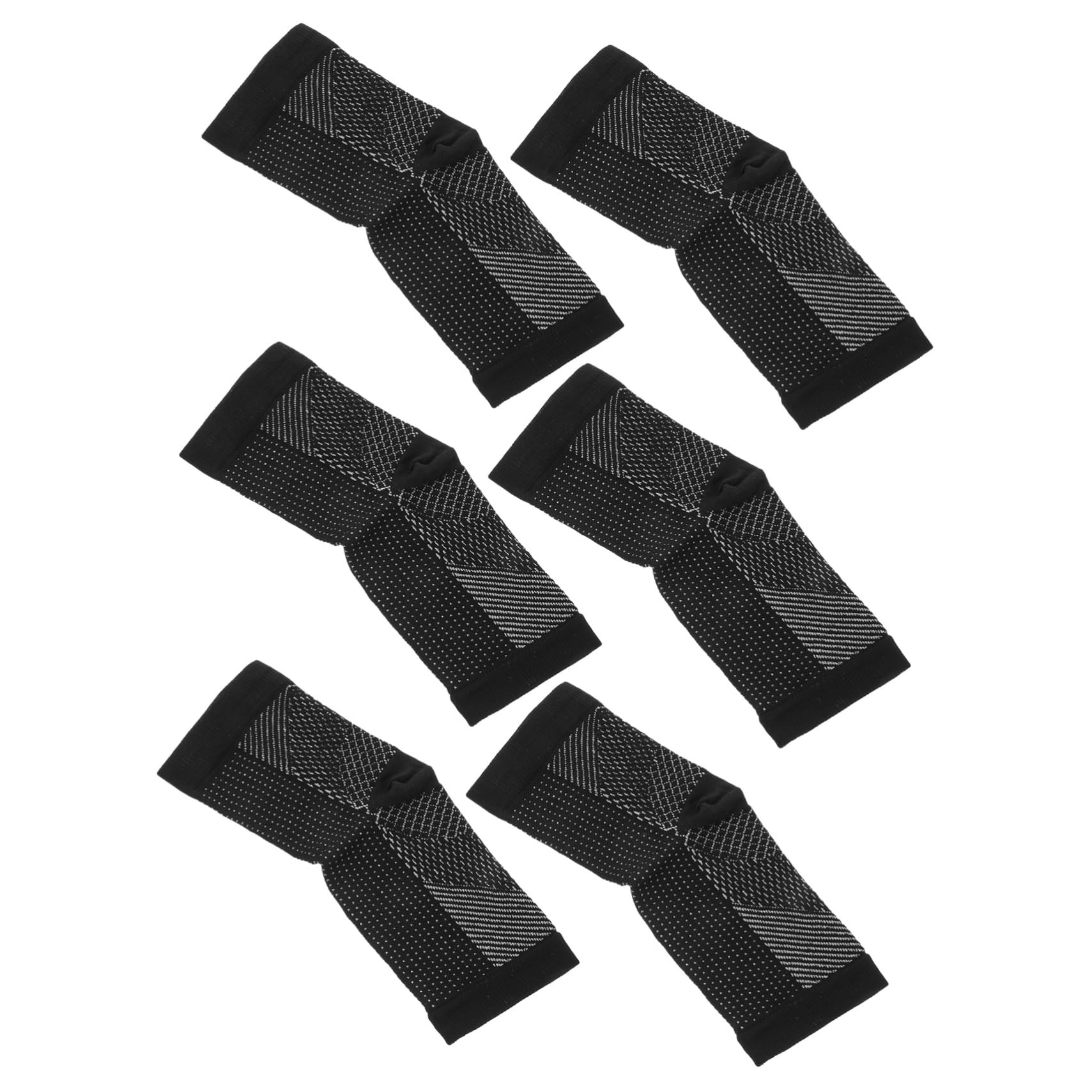 NOLITOY Ergonomic Ankle Support Socks Compression Socks for Plantar Splint Black-s/m