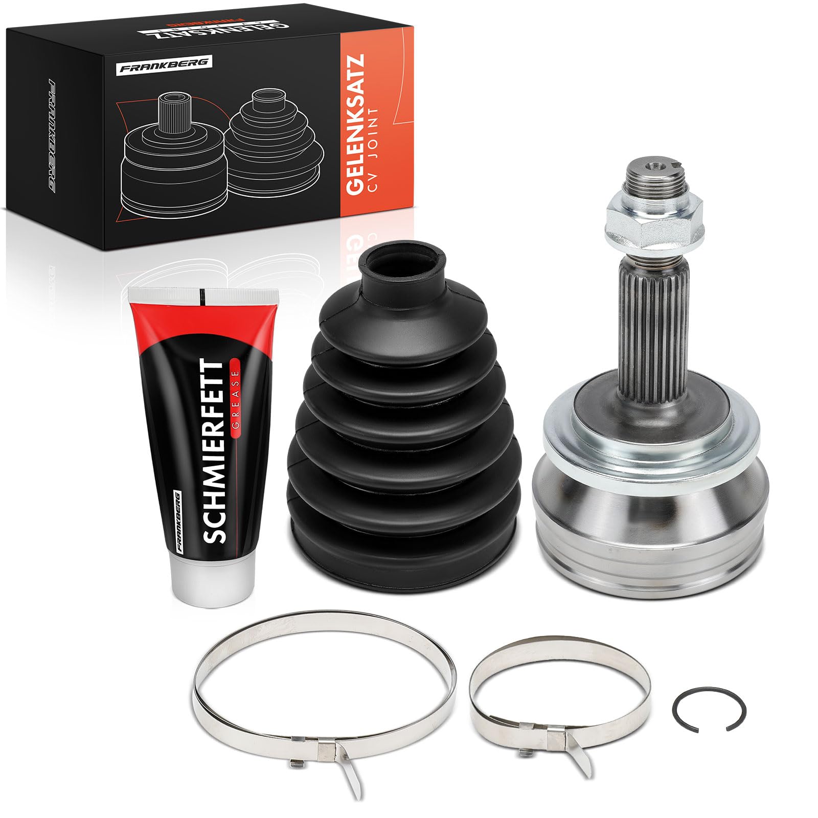 Frankberg Kit de junta homocinética lado de la rueda eje delantero | Compatible con R.A.V 4 III A3