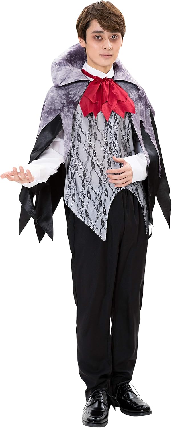 クリアストーン(Clearstone) ゴシック コスプレ ハロウィン ドラキュラ伯爵 メンズ グレー ゴシック クリアストーン(Clearstone) ゴシック コスプレ ハロウィン ドラキュラ伯爵 メンズ グレー