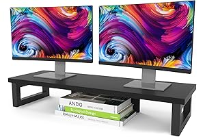 WESTREE Dual Monitor Stand Riser: Elevate Your Workspace