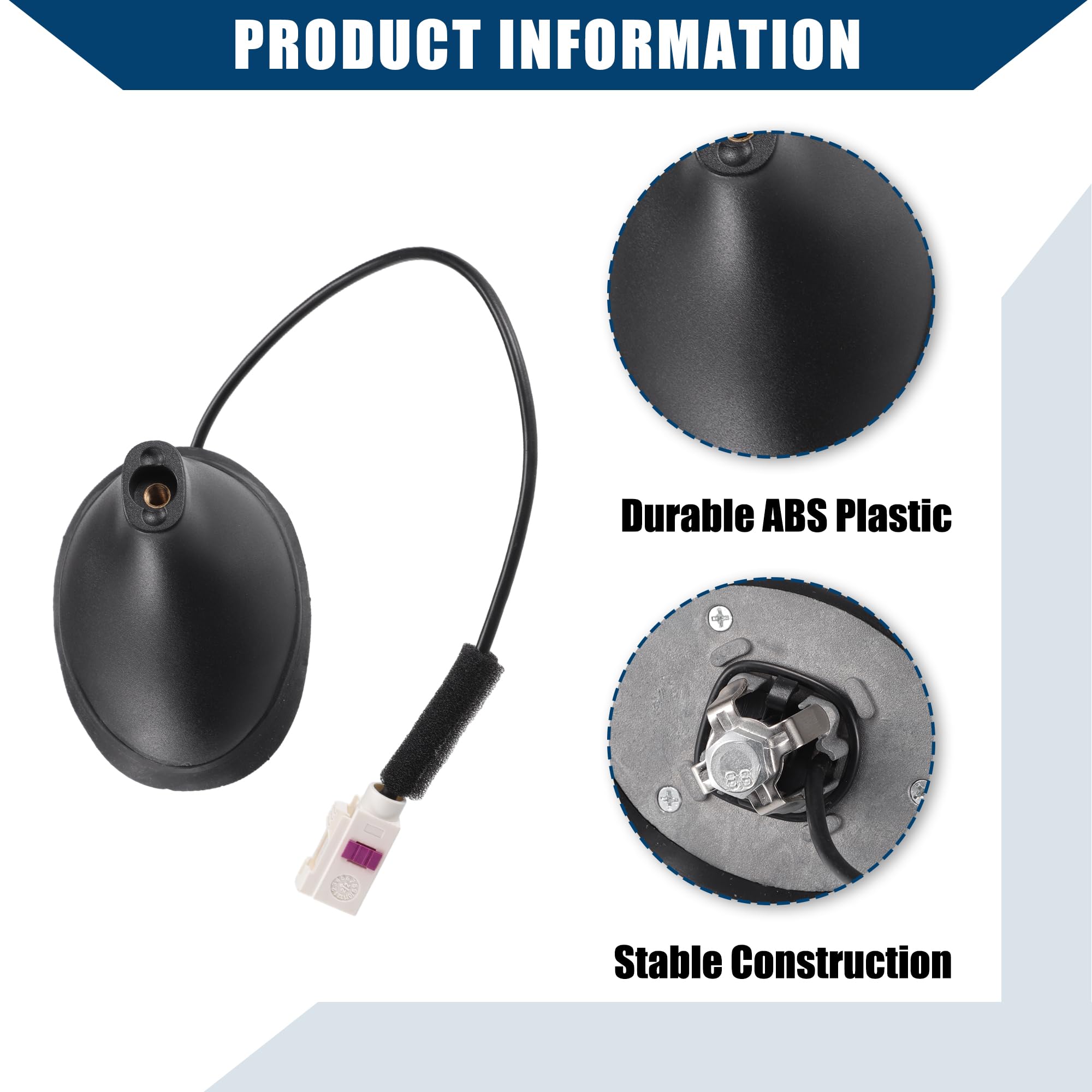 ABSOPRO Base Antenna Per Fiat 500 - Esterna, Resistente, Facile Installazione - Foto 5