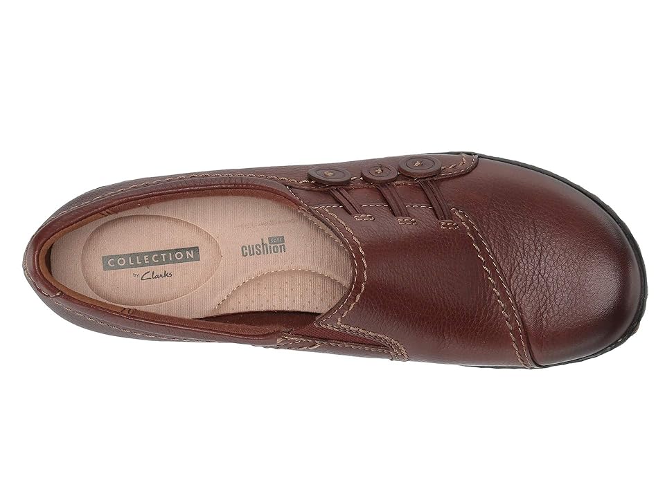

Clarks Ashland Effie (Dark Tan Tumbled Leather) Women's Shoes, Brown