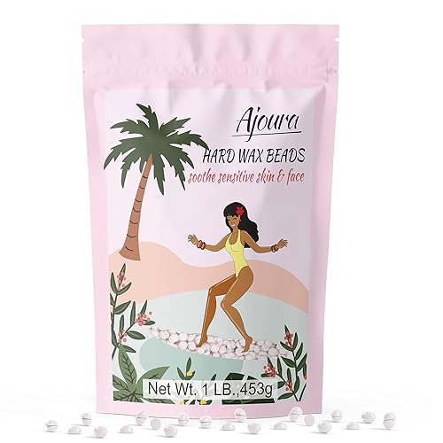 Miniatura 10 de Ajoura Frijoles de cera de rosa dura de 1 libra para depilación de cuerpo completo – Bikini, cara, cejas, espalda, pecho, piernas, axila, labio
