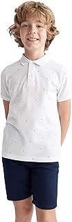 قميص بولو بأكمام قصيرة وقصة عادية للأولاد من ديفاكتو، Z8756A6