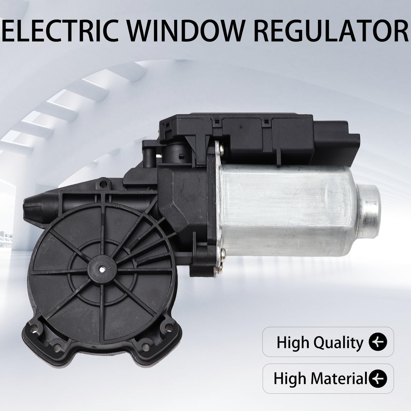 Fensterhebermotor Motor 8200028070 Kompatibel mit Clio 3 Laguna 2 Megane 2 Espace 4 Scenic 2 Elektrischer Fensterheber Vorne Links mit Temic-Modul Elektrischer 8200028068