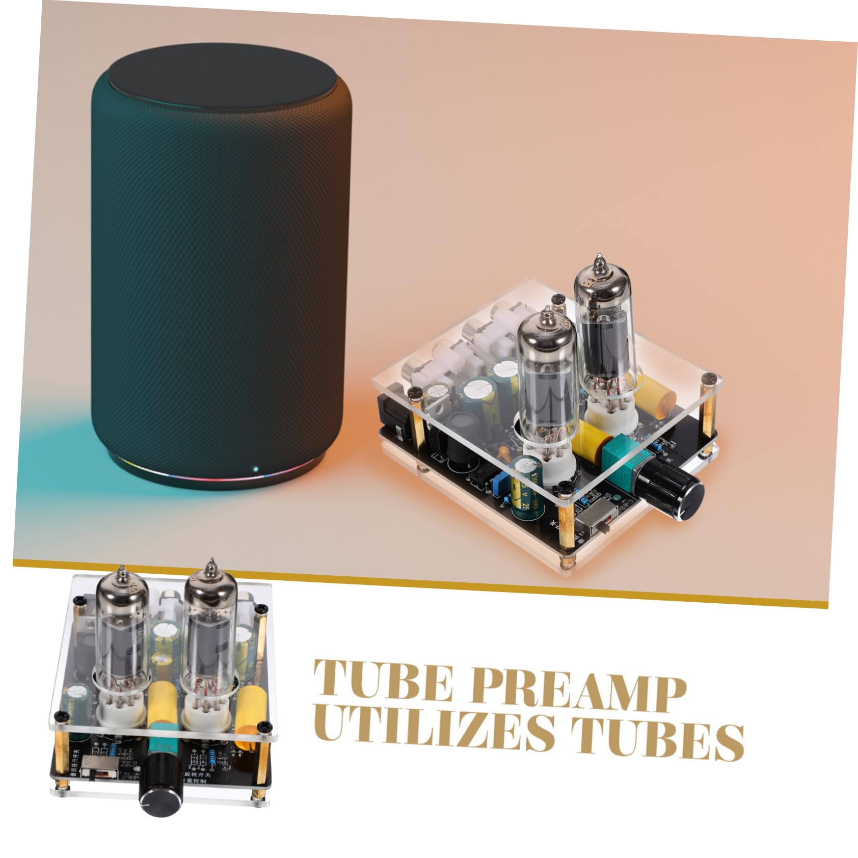 Preamplificador de Válvulas 6k4 6a2 para Sistema HiFi y Tocadiscos