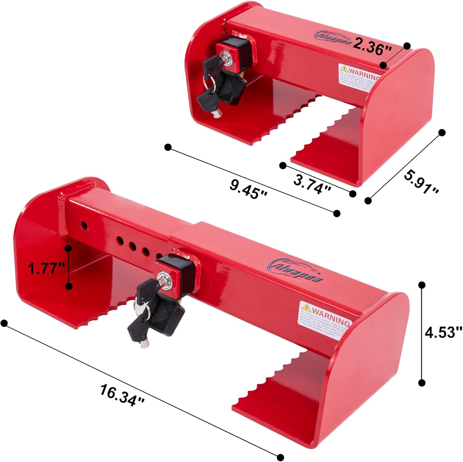 Cargo Lock, Container Locks, Shipping Container Door Locks, Semi Trailer Door Lock, Semi Truck,Anti-Theft, Rust-Proof,Cargo Security, Bolt Cutter Resistant (Mechanical Lock)