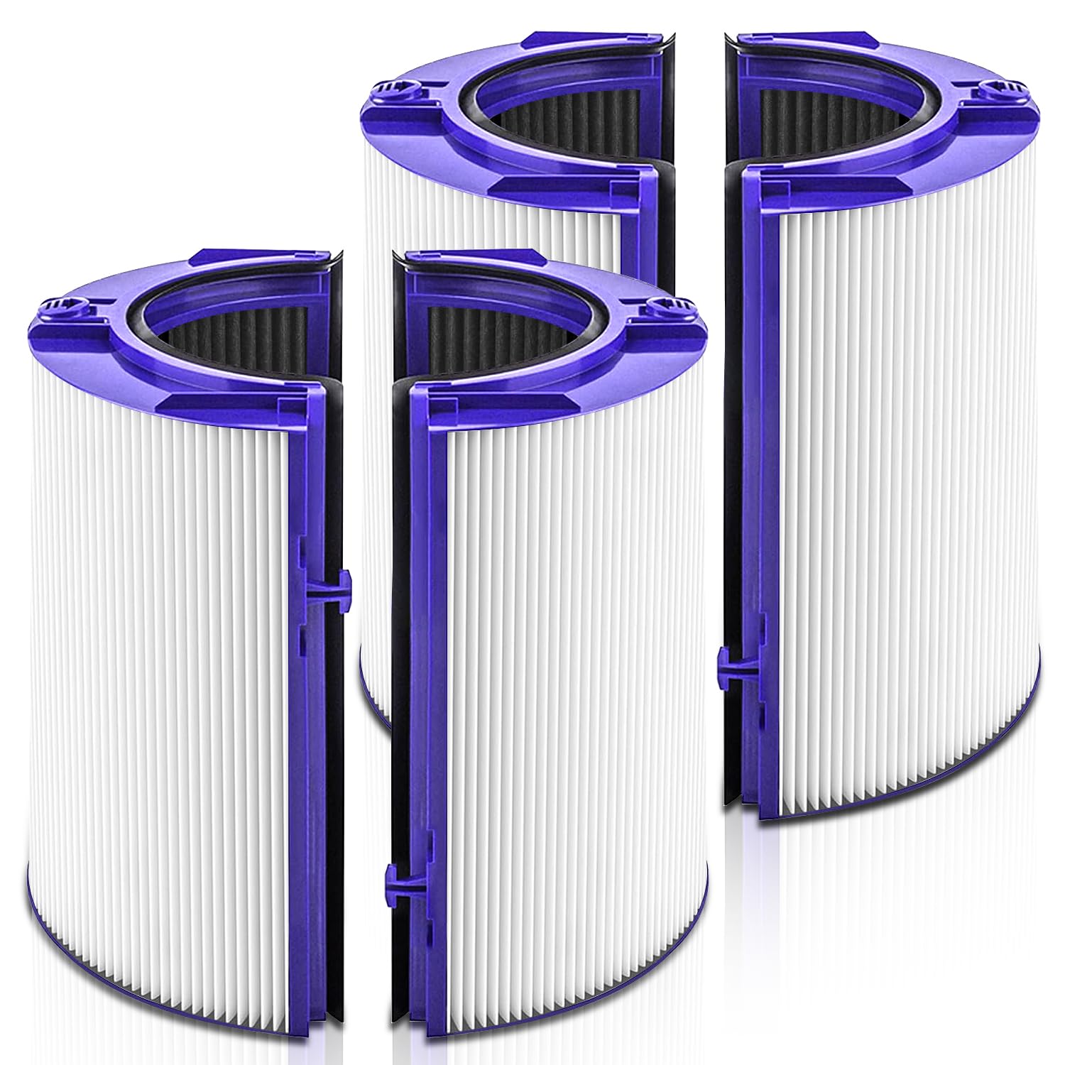 Photo 1 of 2 Pack Filter Replacement For Dyson HP1 HP06 HP07 HP09 HP10 TP04 TP06 TP07 TP09 TP10 PH01 PH02 PH03 PH04-360° Combi Glass Pure Cool Hot Humidify Fan Filter & Activated Carbon 2-IN-1 Filter