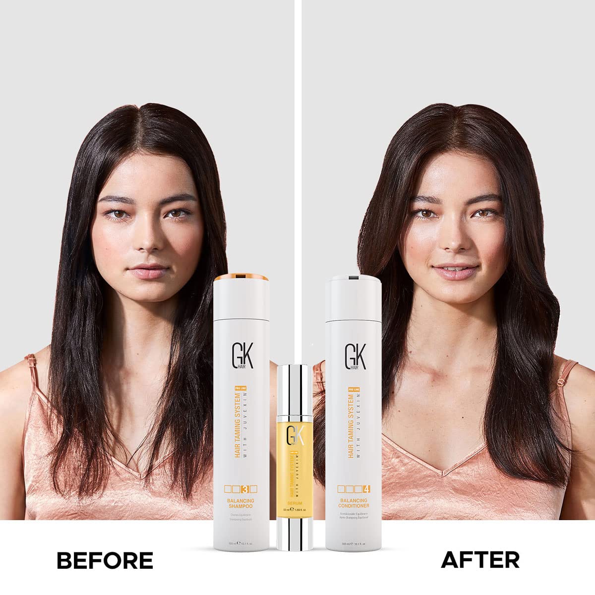GK Hair Balancing balansujący szampon i odżywka 300 ml z olejkiem arganowym serum 50 ml