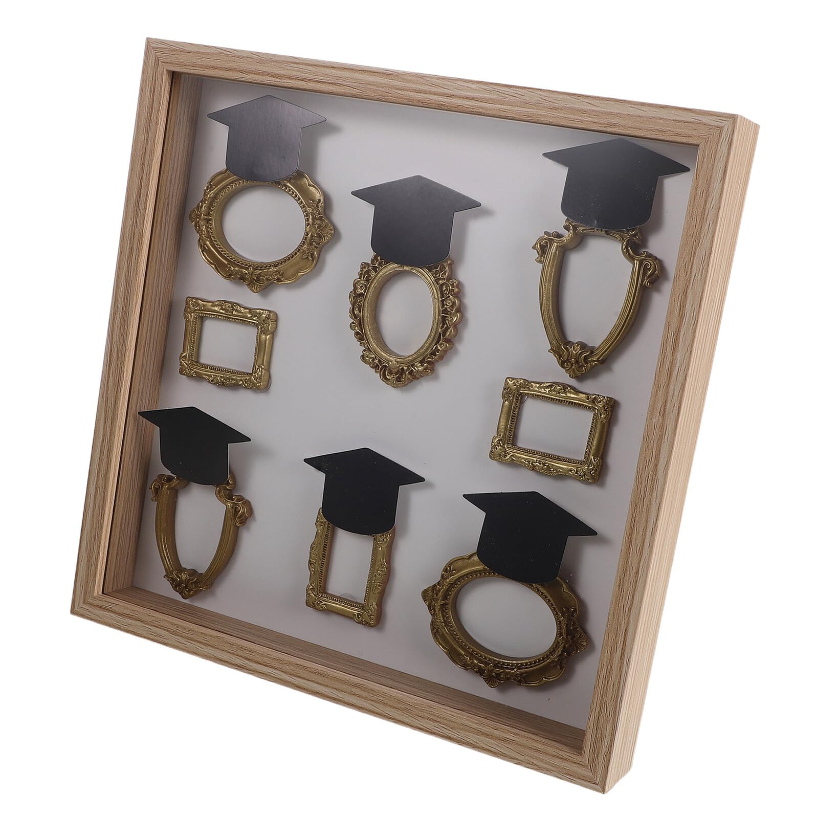 Boîte à ombres rustique en bois pour protéger et organiser vos précieux souvenirs de diplôme