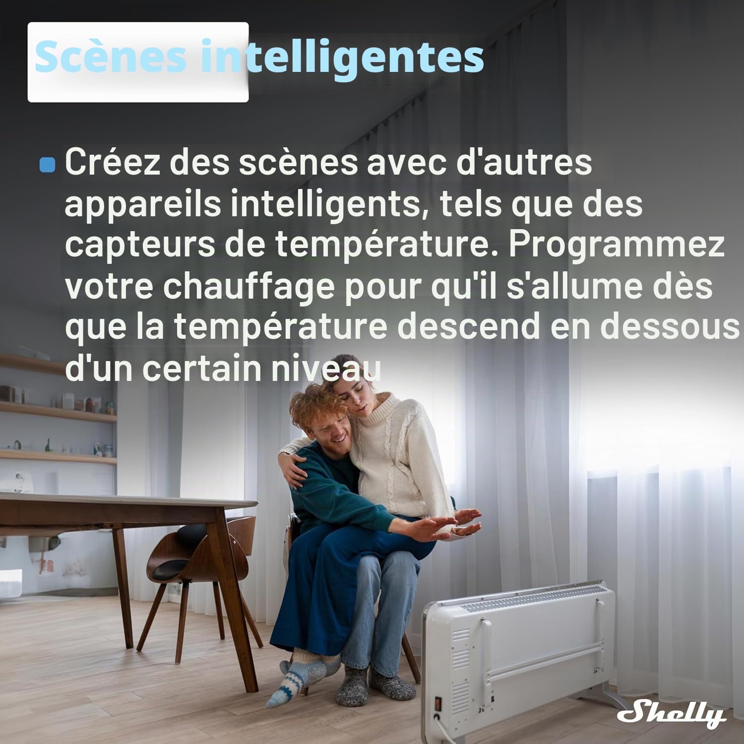 Shelly Plug S MTR Gen3 Blanc Lot de 4 Prise Intelligente Certifié Matter avec Surveillance de Puissance et Affichage LED Multicolore Télécommande APP pour iOS et Android Accessoire Google
