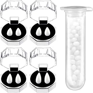 Vampire Teeth Vampire Fangs with Adhesive, Cosplay Vampire Accessories for Halloween Party Prop Decoration Fake Vampire Teeth, Werewolf Fangs Vampire Dentures for Kids/Adults (4 Pairs 4 Sizes)