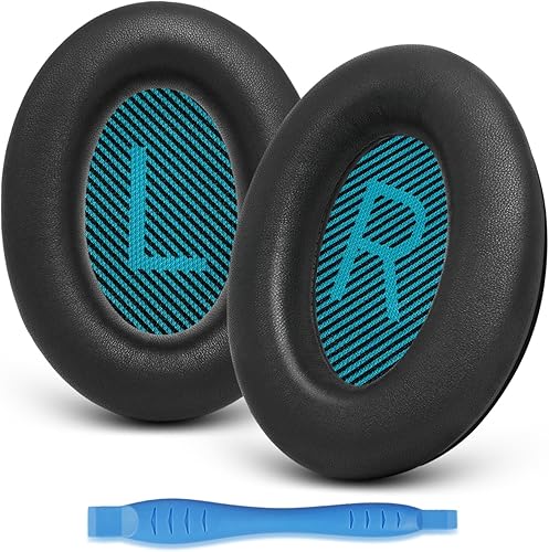 Miniatura 9 de Almohadillas de gel refrescante para auriculares Bose QC25, almohadillas de repuesto para auriculares Bose QuietComfort QC2 QC15 Ae2 Ae2i Ae2w, tela