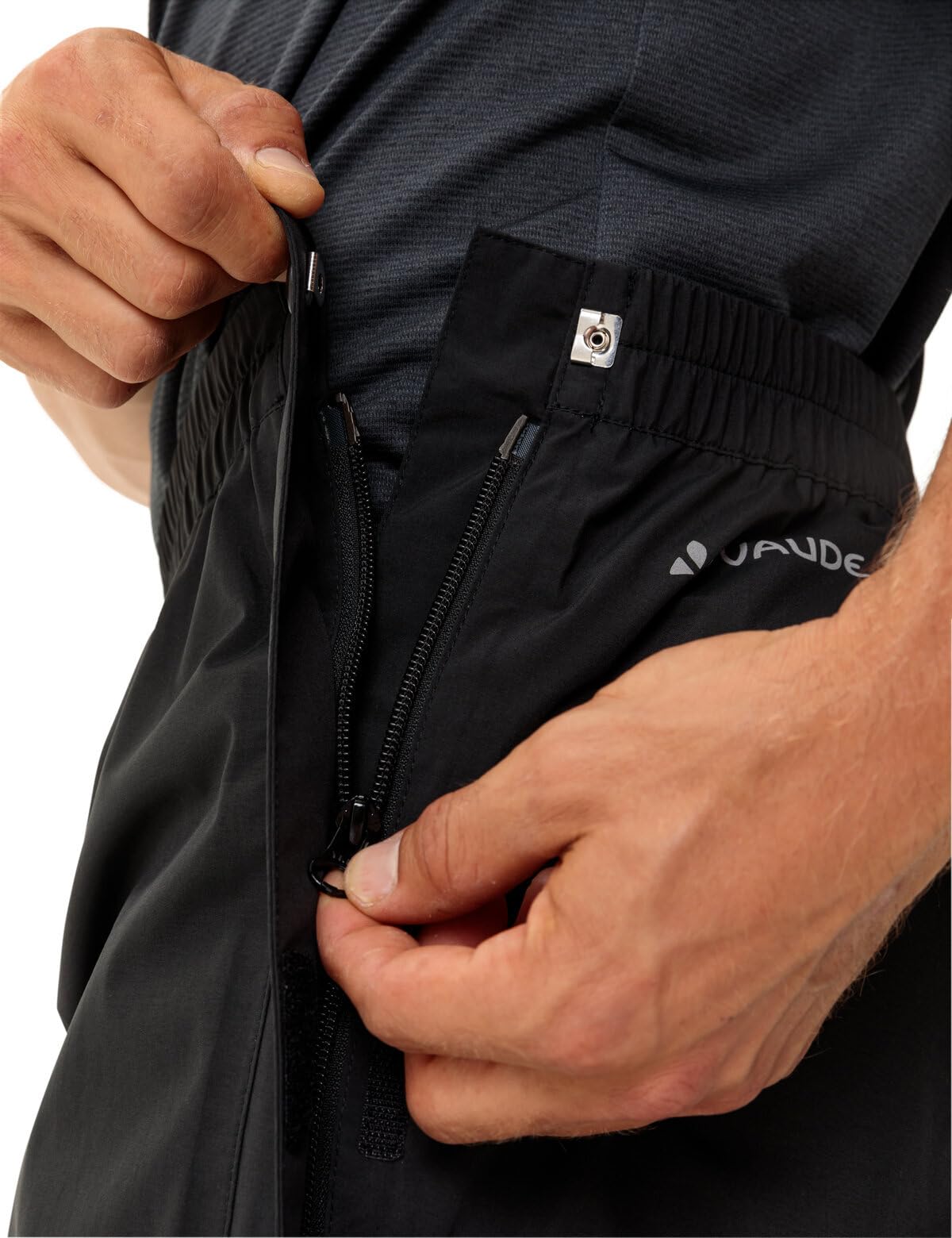 VAUDE Pantalon Yaras Rain Zip Iv pour Homme Classique