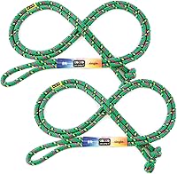 Vista 6 de Just Jump It Paquete de 2 cuerdas de saltar de 8 pies – Equipo de ejercicio activo para jóvenes al aire libre – Accesorios de gimnasio de nailon