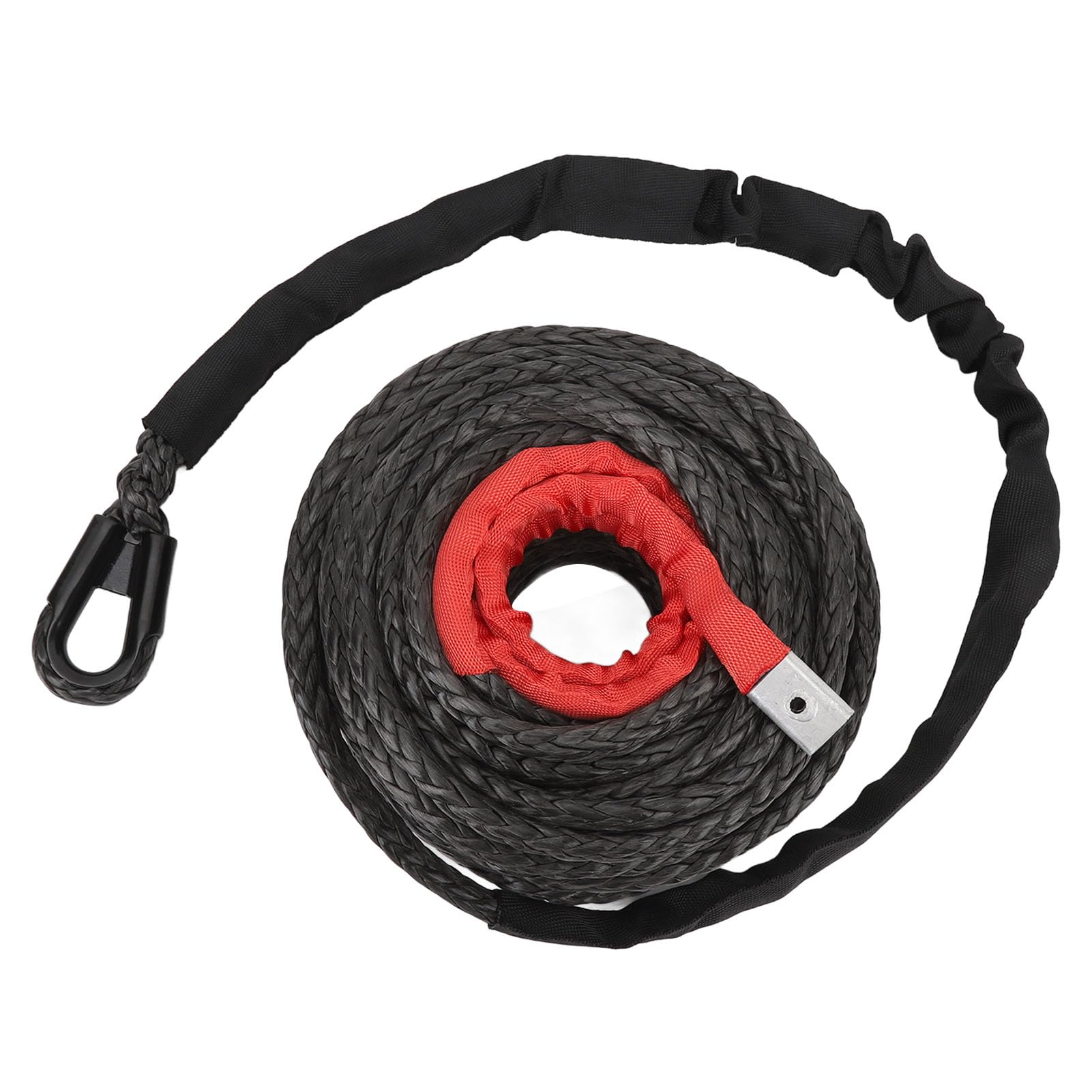 Cable Sintético Duradero 7,5T de Cuerda de Cabrestante para Entusiastas del Aire Libre, Vehículo Todoterreno 4WD