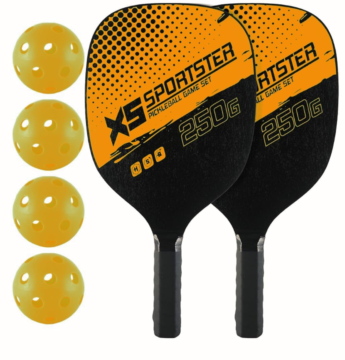 SPOCCO | Pickleball Starter Set with 2 Paddles, 4 Balls & Backpack, Pickleball Paddles Set Pickleball Rackets Set with 4 Pickleballs Balls and Storage Bag for Indoor Outdoor Sports | PB60-picture-26