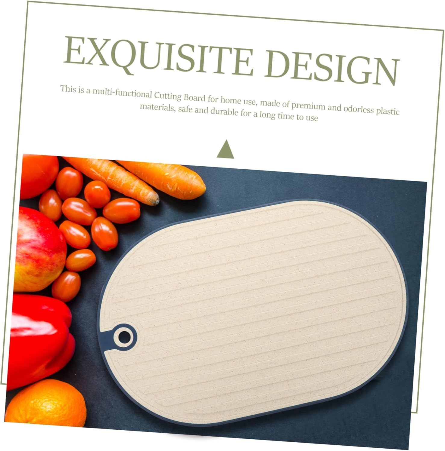 ABOOFAN Cutting Board Tool Set Chopping Board for Kitchen Meat Cutting Fruits Portable Vegetable