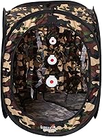 Vista 5 de Lancer Tactical Portable Airsoft Target Tent-Black-Non Lethal BB Shooting Target