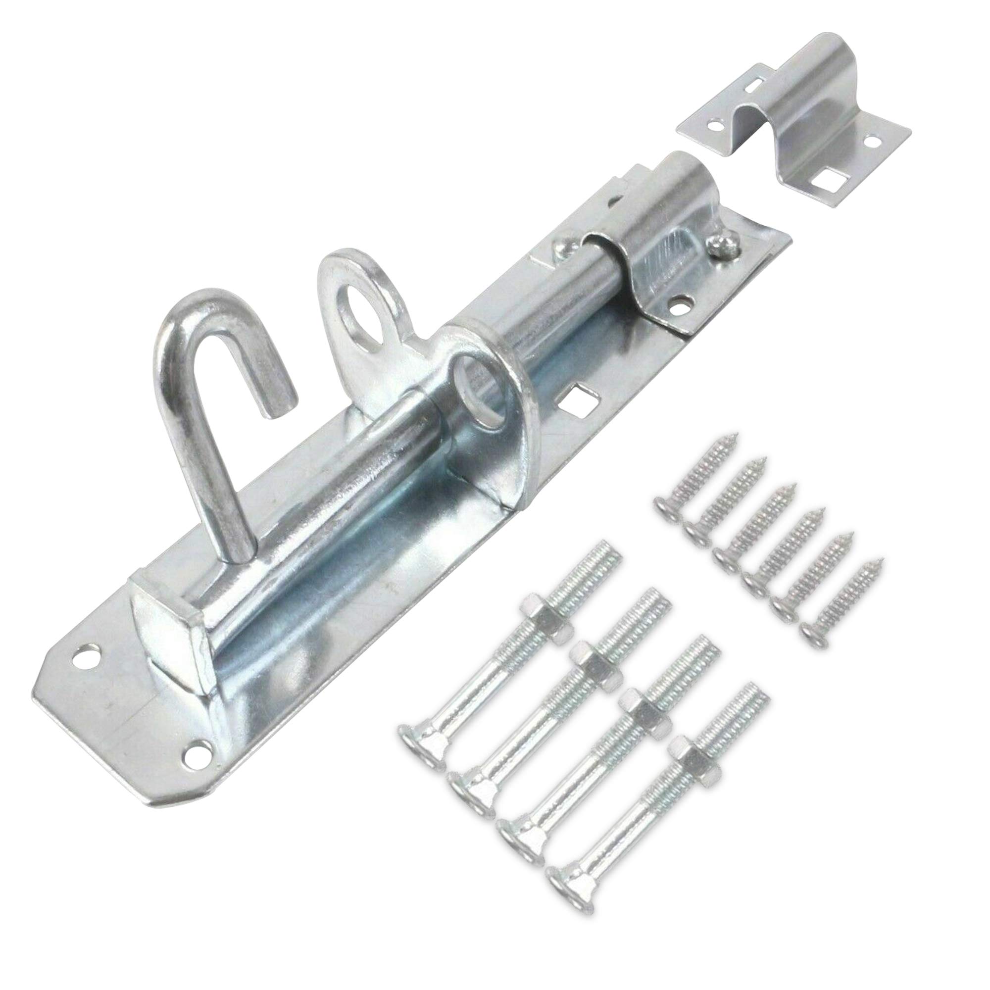 Buy Galvanised Brenton Bolt Sliding Door Lockable Padbolt 6" (152mm