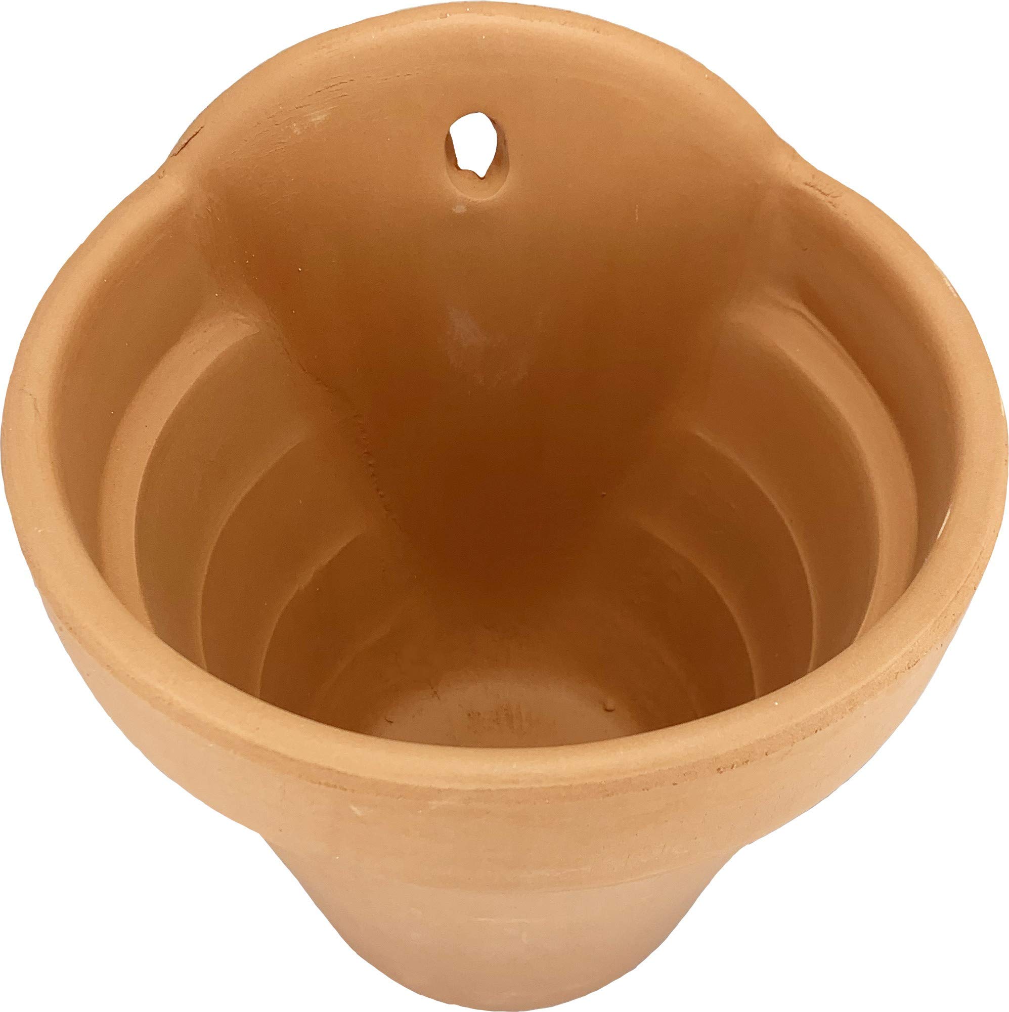Pack 2 Maceta Colgante Maceta Colgar Pared Barro Natural 18 cms Pack DE 2 Unidades