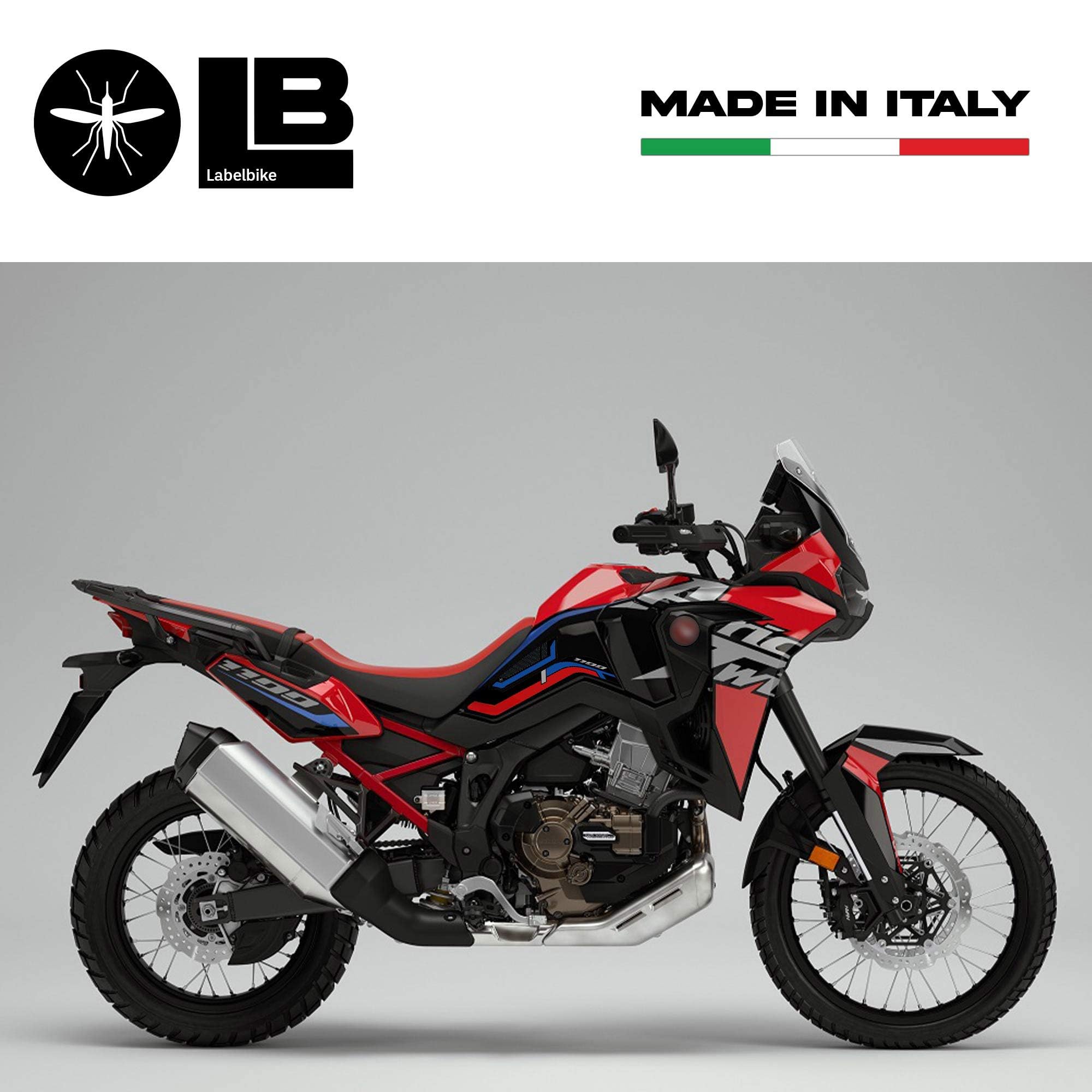 Adhésif 3D compatible avec Honda Africa Twin Adventure 2024-2025 Black
