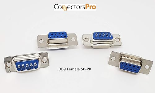 Miniatura 3 de PC AccesoriosD-sub Soldadura Tipo de conector DB9hembra 50-Pack