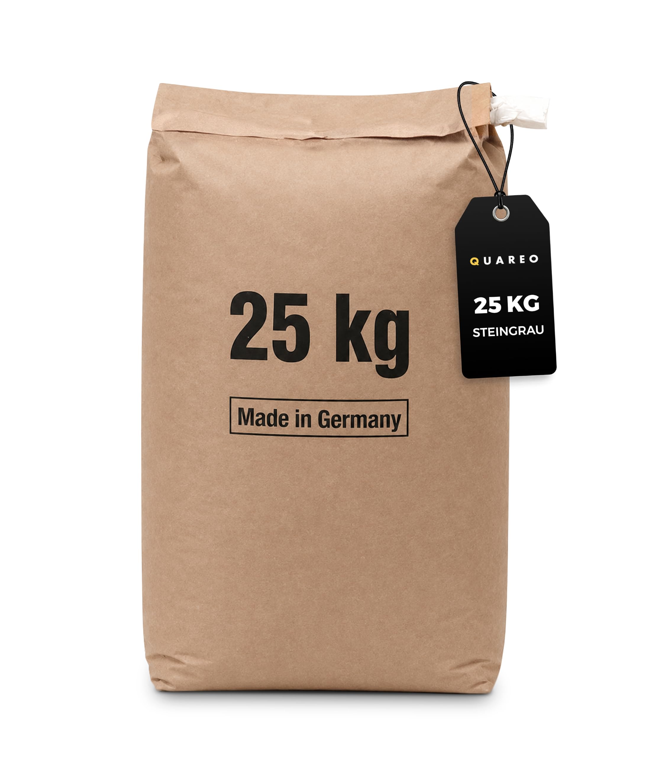 Quareo® Polymer Fugensand Basalt (25kg) – fugensand – wasserdurchlässig & selbsthärtend stabile Fugen, ideal für Pflaster und Terrasse – polymer fugensand, quarzsand