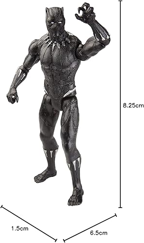 Miniatura 5 de Avengers Marvel Black Panther Figura de acción de Marvel Super Hero de 6 pulgadas