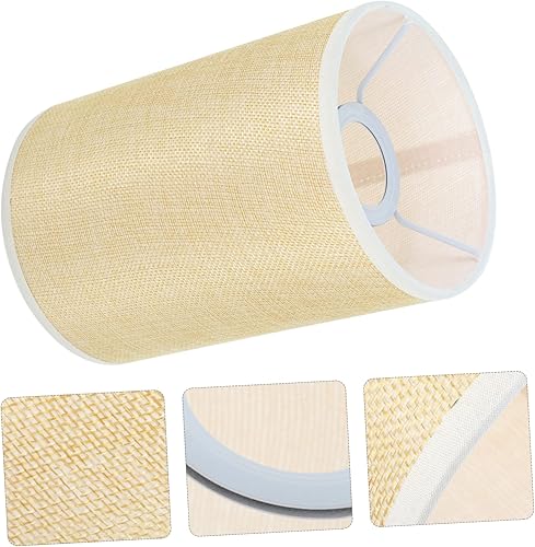 Miniatura 2 de DOITOOL Pantalla de lino extra grande de tambor grande pantalla de lámpara decorativa lámpara lámpara lámpara retro lámpara lámpara lámpara