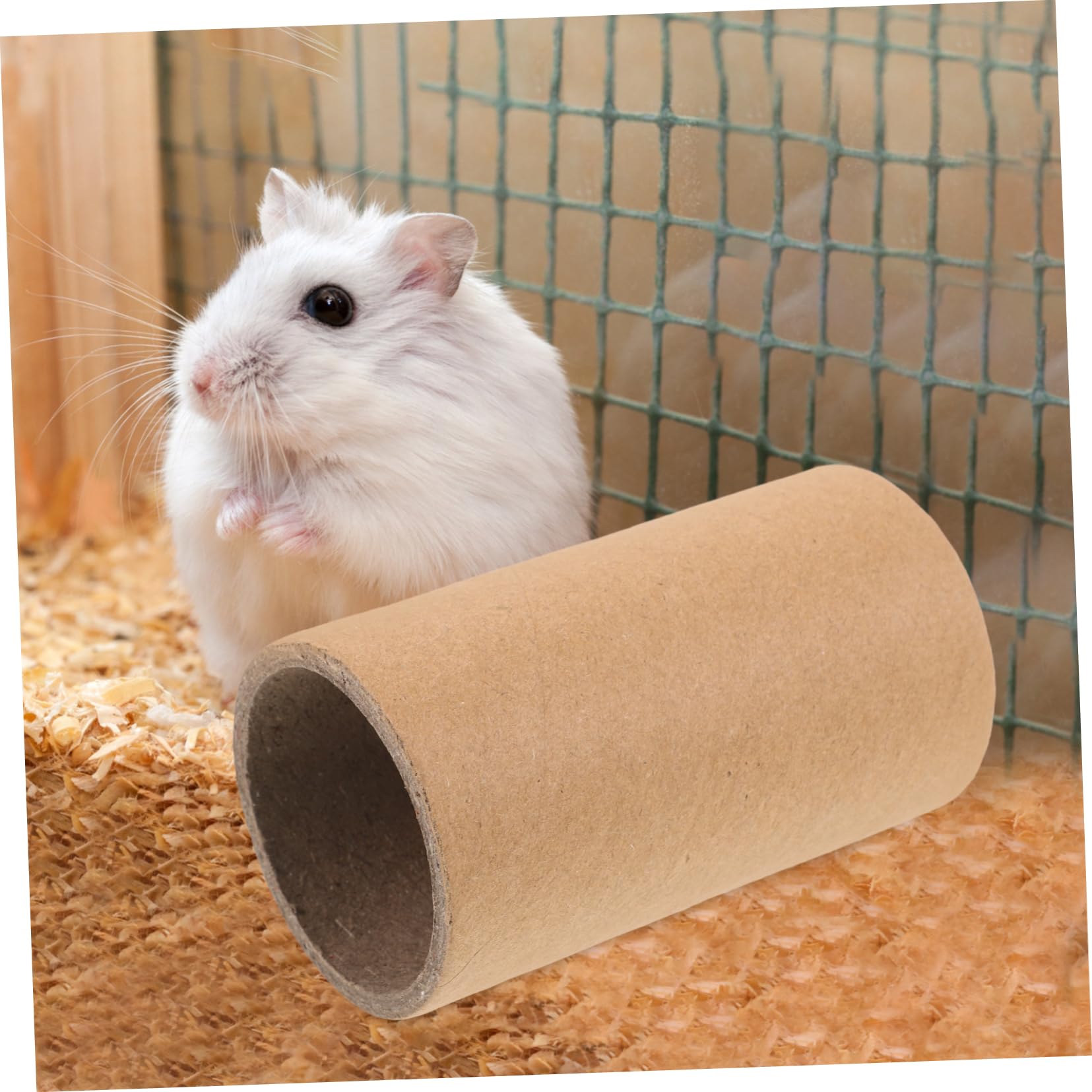 Toyvian Guinea Pig Hideout House Hamster Tunnel Small Animal Toys Paper Construction Safe Adorable Hideaway