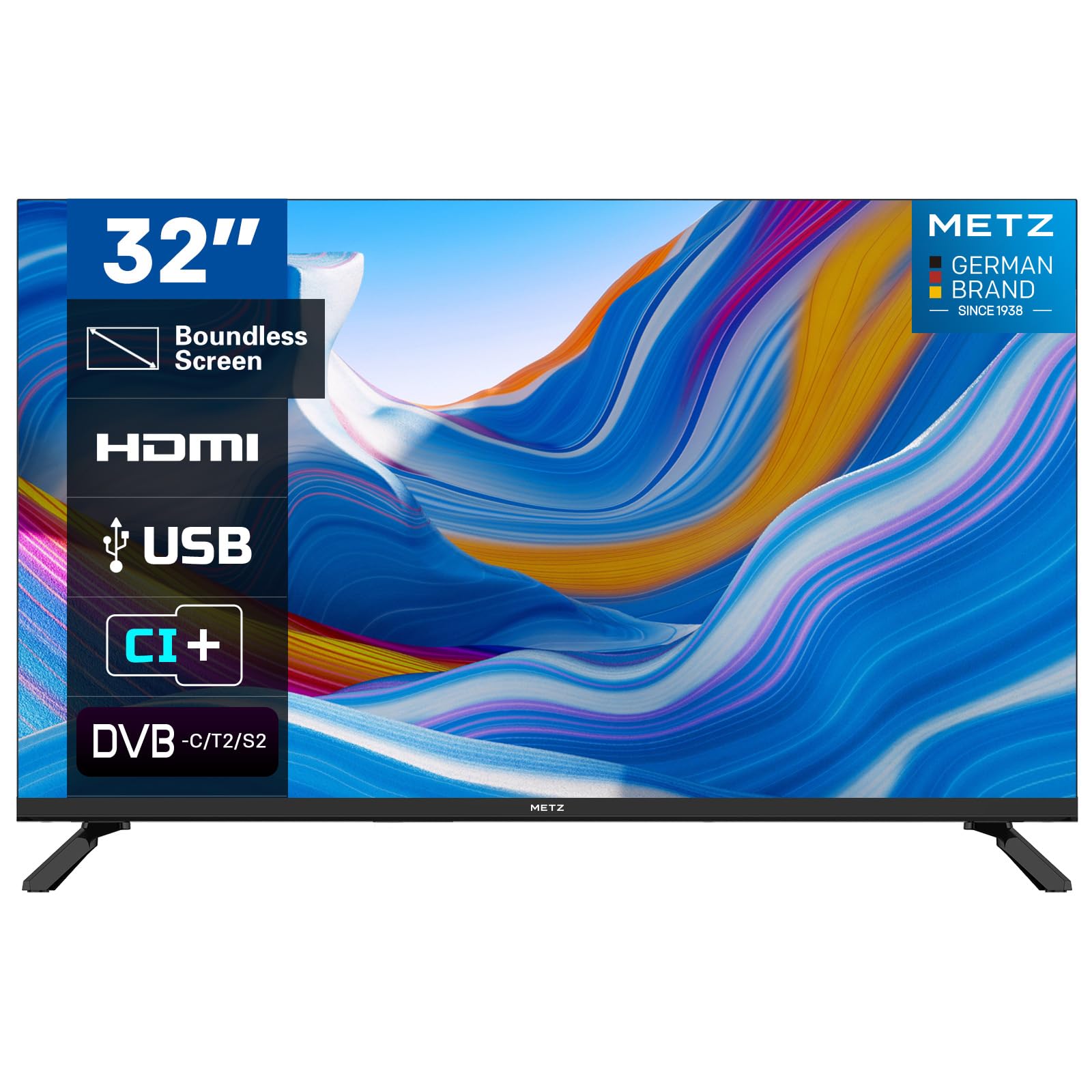 schermo tv 32 pollici hd direct led dolby digital