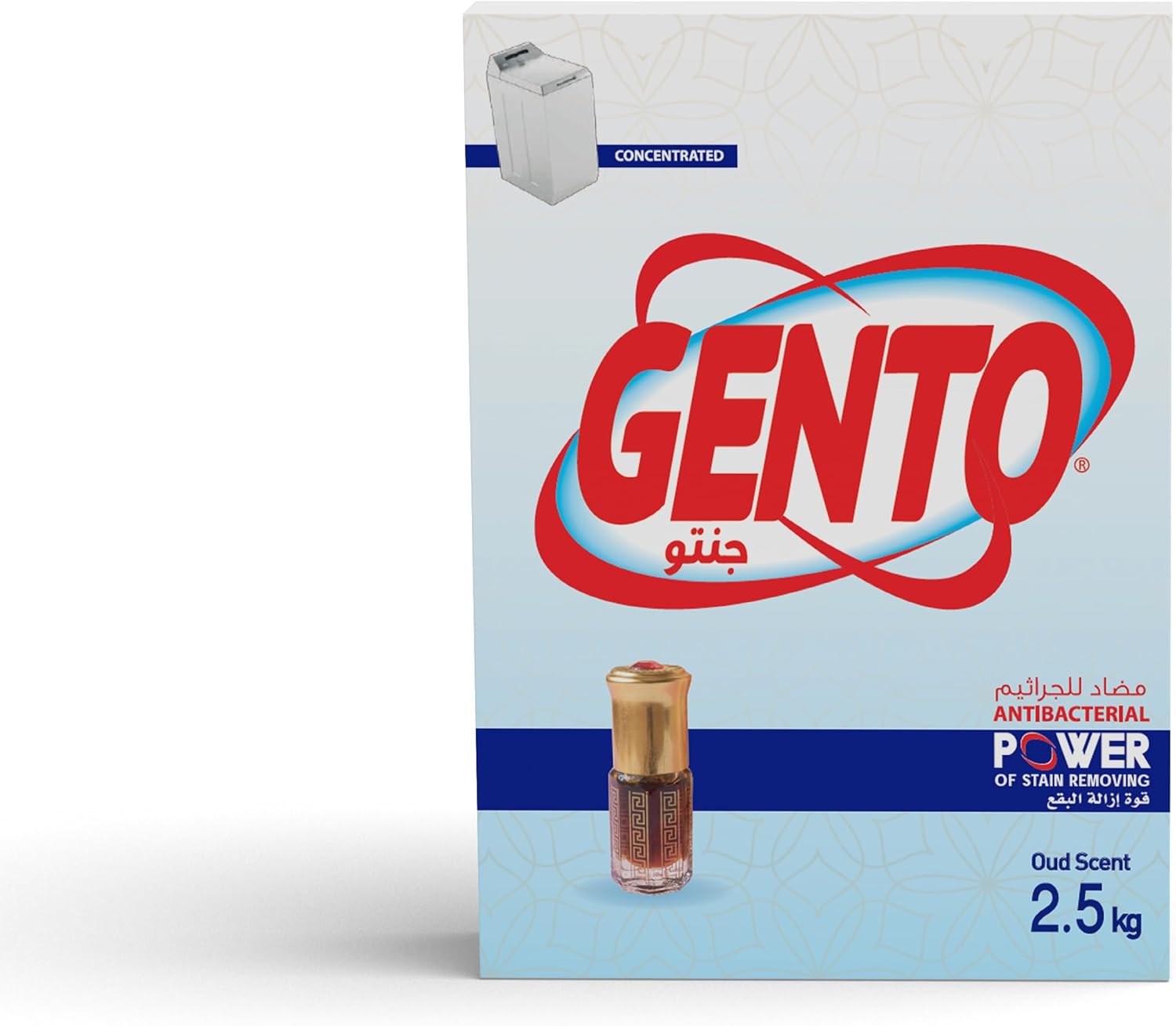Gento detergent powder oud_high foam 2.5 kg Buy Online at Best