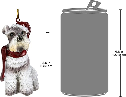 Vista 31 de Design Toscano - Figura de perro para decoración navideña.