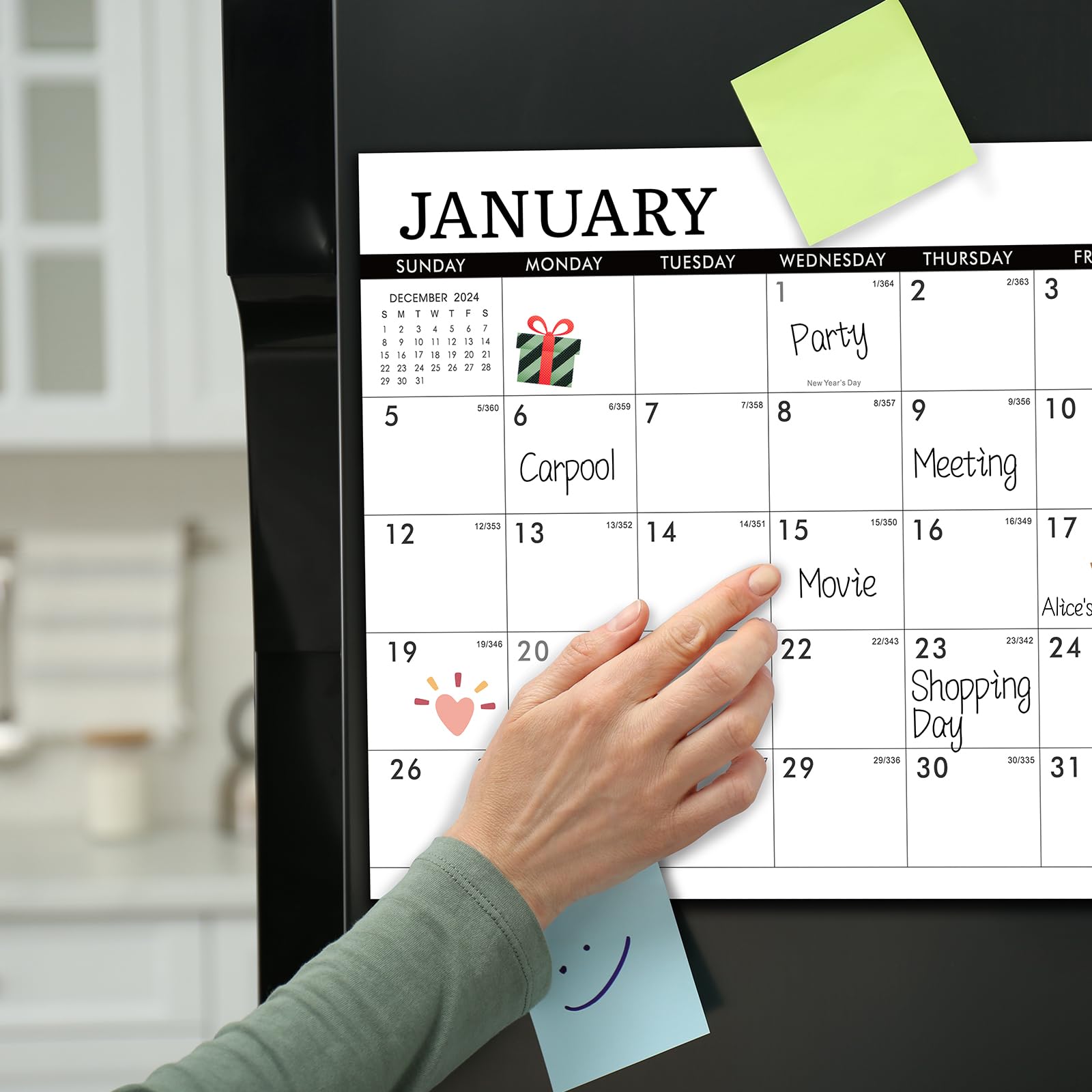 Snapklik.com : Magnetic Calendar For Refrigerator, 2025-2026 Calendar ...