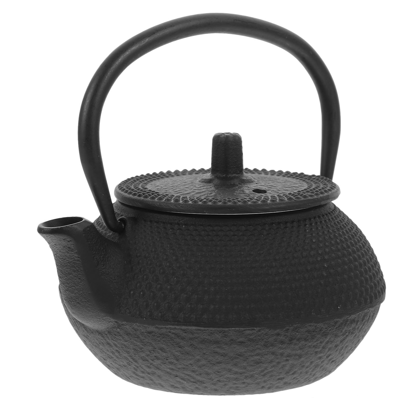 Théière en fonte noire compatible toutes cuisinières pour voyage et pique-nique