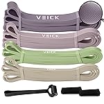 VEICK Resistance Bands for Working Out, Exercise Bands, Workout Bands, Pull Up Assistance Bands, Long Heavy Stretch Bands Set for Men and Women, Power Weight Gym at Home Fitness Equipment