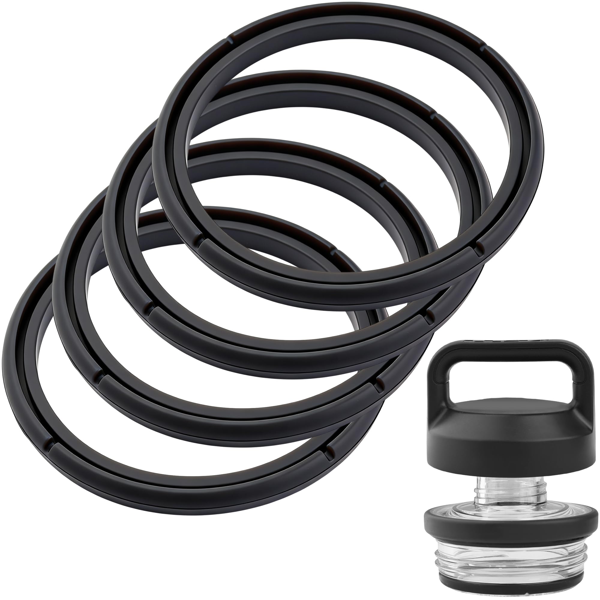 Sipcupmate Silicone Gaskets Compatible with Yeti Chug Cap Lid