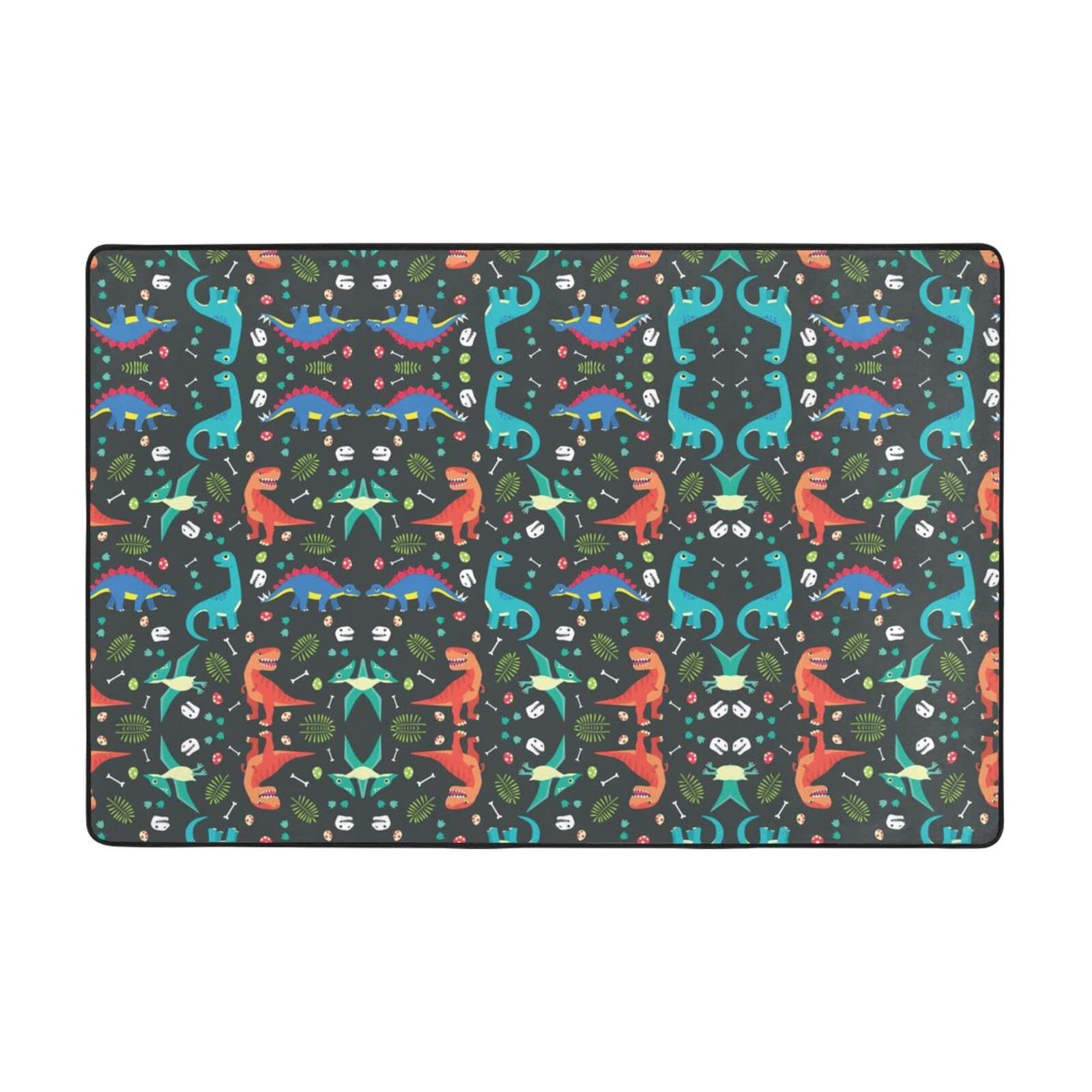 Tapis doux dinosaure pour éviter le sol froid dans la chambre et le salon