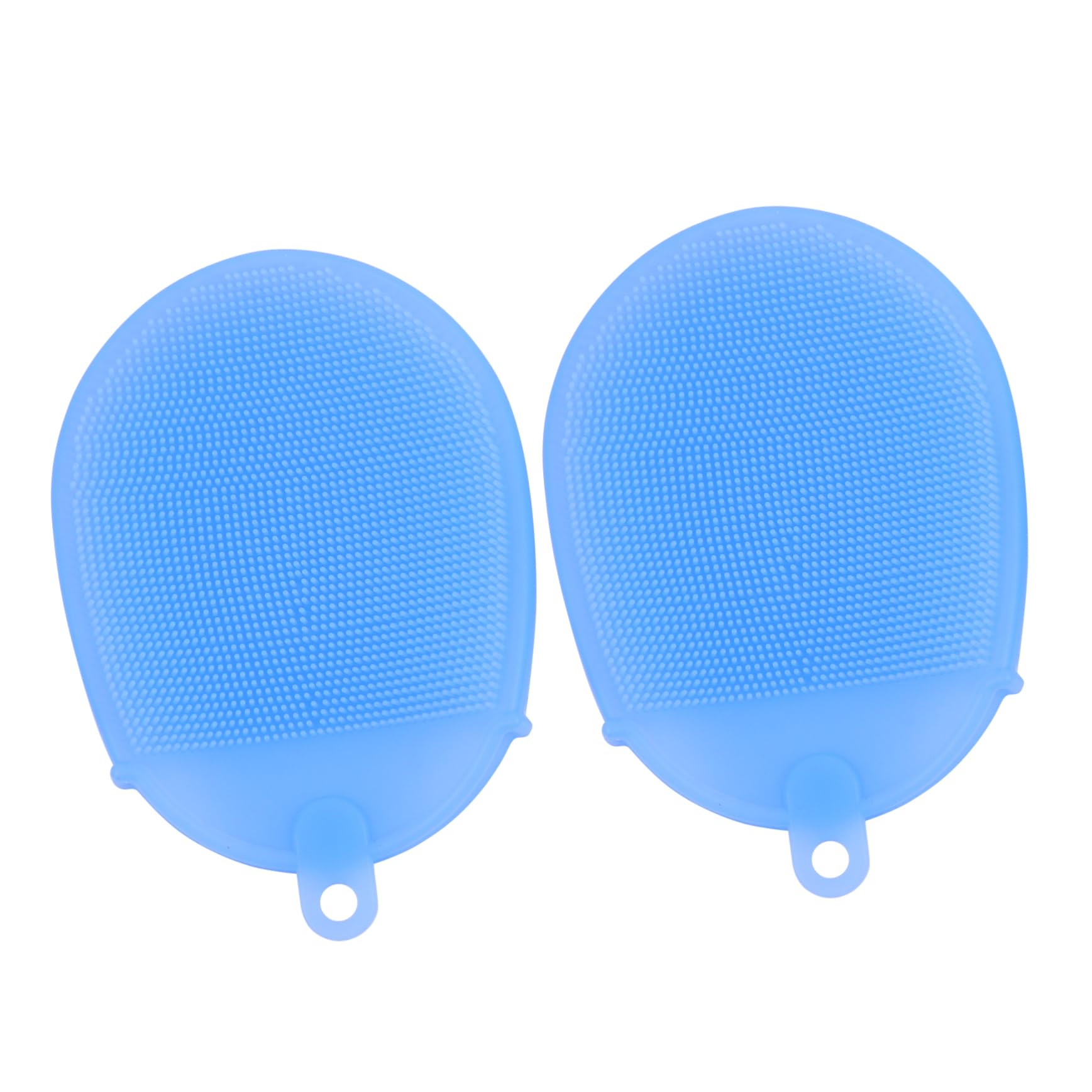 FRCOLOR 2 Piezas Cepillo De Baño De Silicona Cepillo Para Lavar El Cabello Del Bebé Cepillo De Esponja De Cuerpo De Silicona De Limpieza Tómate Un Baño Niño Accesorios Gel De Sílice