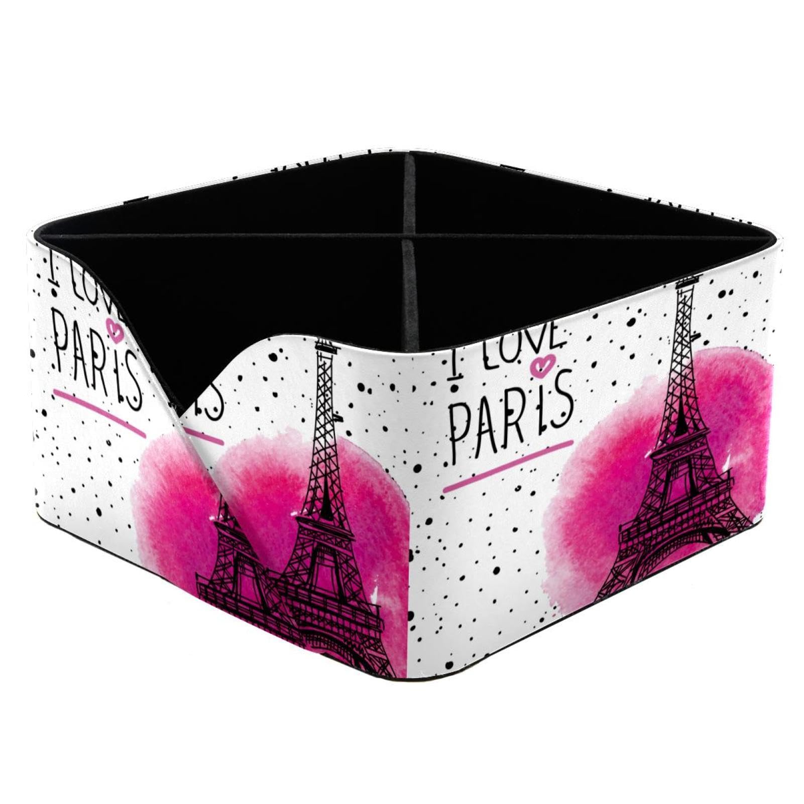 Organiseur de bureau Tour Eiffel aquarelle pour ranger vos fournitures de maison