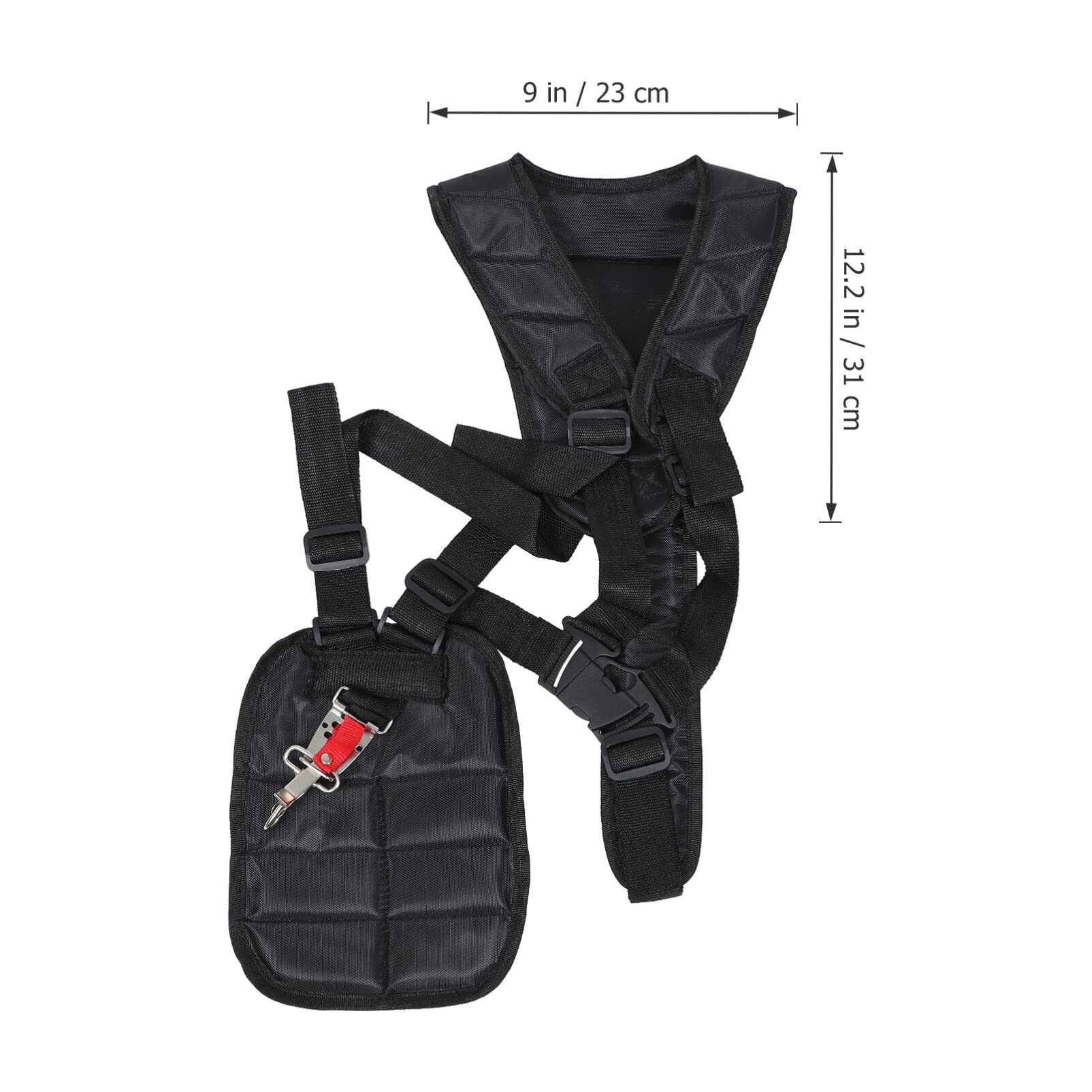DOITOOL Correa De Arnés para Desbrozadora con Hombros Acolchados Y Cinturón Ajustable Correa De Podadora para Jardinería Cómoda Y Segura con Distribución Uniforme De Carga